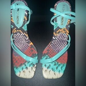 Fashion Nova Smooth Like Me Heeled Sandals